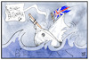 Cartoon: Sink Britannia! (small) by Kostas Koufogiorgos tagged karikatur,koufogiorgos,illustration,cartoon,großbritannien,lebensmittel,uk,brexit,luftbrücke,meer,schiff,britannia