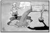 Cartoon: Sommerloch (small) by Kostas Koufogiorgos tagged karikatur,koufogiorgos,illustration,cartoon,sommerloch,günther,ministerpräsident,politik,interviews