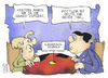 Cartoon: Sondierungsgespräche (small) by Kostas Koufogiorgos tagged spd,cdu,sondierung,koalition,einheit,karikatur,koufogiorgos