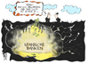 Cartoon: Spanien (small) by Kostas Koufogiorgos tagged spanien,bank,euro,schulden,krise,rettungsschirm,wirtschaft,europa,karikatur,kostas,koufogiorgos