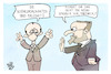 Cartoon: Spanien (small) by Kostas Koufogiorgos tagged karikatur,koufogiorgos,spanien,merz,spahn,cdu,spd,sozialdemokraten