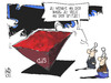 Cartoon: SPD-Parteitag (small) by Kostas Koufogiorgos tagged spd,führung,spitze,basis,pyramide,parteitag,partei,michel,karikatur,koufogiorgos