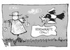 Cartoon: Steuer-CD (small) by Kostas Koufogiorgos tagged steuersünder,cd,elster,geld,schwarzgeld,steuern,vogelscheuche,fiskus,karikatur,kostas,koufogiorgos