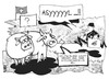 Cartoon: Steuerflucht (small) by Kostas Koufogiorgos tagged steuer,cd,schweiz,kuh,flucht,asyl,nrw,daten,betrug,schwarzgeld,geld,wirtschaft,fiskus,karikatur,kostas,koufogiorgos