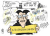 Cartoon: Steuersenkungen! (small) by Kostas Koufogiorgos tagged mitt,romney,tv,duell,obama,rösler,steuersenkungen,fdp,wirtschaft,usa,karikatur,kostas,koufogiorgos
