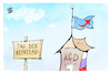 Cartoon: Tag der Befreiung (small) by Kostas Koufogiorgos tagged karikatur,koufogiorgos,afd,haus,halbmast,flagge,kapitulation,tag,befreiung,feiertag