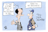 Cartoon: Tag der Industrie (small) by Kostas Koufogiorgos tagged karikatur,koufogiorgos,merz,industrie,bürokratie,produktion