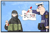 Cartoon: Terrorismus (small) by Kostas Koufogiorgos tagged karikatur,koufogiorgos,illustration,cartoon,terrorismus,polizei,bumm,bau,sprengstoff,anschlag,terrorist,islamist,islamismus,attentäter,selbstmordattentäter,sicherheit,polizist