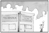 Cartoon: Testzentren-Kontrolle (small) by Kostas Koufogiorgos tagged karikatur,koufogiorgos,illustration,cartoon,test,zentrum,kontrolle,schnelltest,abrechnungsbetrug
