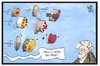 Cartoon: Torten für Gauland (small) by Kostas Koufogiorgos tagged karikatur,koufogiorgos,illustration,cartoon,gauland,nachbar,boateng,rassismus,afd,torte,tortenattacke,politik