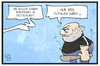Cartoon: Totaler Bürgerkrieg (small) by Kostas Koufogiorgos tagged karikatur,koufogiorgos,illustration,cartoon,petry,afd,buergerkrieg,neonazi,total,krieg,extremismus,nationalsozialismus,populismus,partei,politik,demokratie