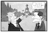 Cartoon: Trump in Paris (small) by Kostas Koufogiorgos tagged karikatur koufogiorgos cartoon illustration trump macron eiffelturm kauf immobilie besuch usa frankreich