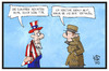 Cartoon: TTIP (small) by Kostas Koufogiorgos tagged karikatur,koufogiorgos,illustration,cartoon,ttip,nsa,usa,freihandel,abkommen,wirtschaft,vertrauen,partner,agent,uncle,sam,spion,partnerschaft