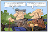 Cartoon: U 50 (small) by Kostas Koufogiorgos tagged karikatur,koufogiorgos,illustration,cartoon,alter,senior,50,inzidenz,pandemie,corona