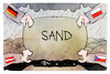 Cartoon: Überflutungen (small) by Kostas Koufogiorgos tagged karikatur,koufogiorgos,regen,flut,hochwasser,sandsack