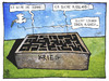 Cartoon: Ukraine-Konflikt (small) by Kostas Koufogiorgos tagged karikatur,koufogiorgos,illustration,cartoon,labyrinth,friedenstaube,ukraine,russland,weg,ausgang,krieg,konflikt,politik