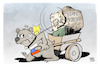 Cartoon: Ukraine-Krieg (small) by Kostas Koufogiorgos tagged koufogiorgos,karikatur,putin,bär,ukraine,krieg,peitsche,russland