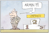 Cartoon: Umfrage (small) by Kostas Koufogiorgos tagged karikatur,koufogiorgos,illustration,cartoon,bundestagswahl,treppchen,sieger,scholz,laschet