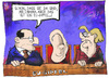 Cartoon: US-Spionage beim EU-Gipfel (small) by Kostas Koufogiorgos tagged usa,prism,nsa,snowden,merkel,hollande,europa,eu,gipfel,spionage,karikatur,koufogiorgos