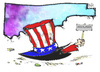 Cartoon: USA (small) by Kostas Koufogiorgos tagged usa,shutdown,wirtschaft,geschlossen,karikatur,koufogiorgos