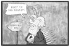 Cartoon: Wahlkampfendspurt (small) by Kostas Koufogiorgos tagged karikatur,koufogiorgos,illustration,cartoon,bundestagswahl,merkel,endspurt,hase,igel,politik,demokratie,fabel,parabel