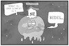 Cartoon: Weltklimarat (small) by Kostas Koufogiorgos tagged karikatur,koufogiorgos,illustration,cartoon,erde,welt,weinen,schwitzen,klimawandel,weltklimarat,bericht,umwelt,erderwärmung