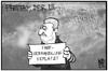 Cartoon: Weselsky streikt zurück (small) by Kostas Koufogiorgos tagged karikatur,koufogiorgos,illustration,cartoon,weselsky,bahn,lokführer,streik,freitag,unglückstag,gewerkschaft,gdl,arbeitskampf