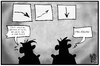 Cartoon: Wirtschaftsaussichten (small) by Kostas Koufogiorgos tagged karikatur,koufogiorgos,illustration,cartoon,deflation,wachstum,griechenland,pfeil,kurve,prognose,wirtschaft,bild