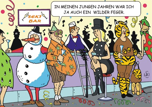 Cartoon: Ein wilder Feger (medium) by JotKa tagged karneval,fasching,rosenmontag,weiberfastnacht,party,feier,bar,sektbar,musik,tanz,mann,frau,er,sie,erotik,liebe,partnerschaft,schneemann,schornsteinfeger,tiger,karneval,fasching,rosenmontag,weiberfastnacht,party,feier,bar,sektbar,musik,tanz,mann,frau,er,sie,sex,erotik,liebe,partnerschaft,schneemann,schornsteinfeger,tiger
