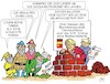 Cartoon: Deutschland baut (small) by JotKa tagged china deutschland politik wirtschaft handelsbeziehungen handelsabkommen zollstreit usa eu erneuerbare energien elektromobilität batterien umwelt batteriefabrik