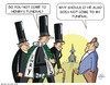 Cartoon: Henry (small) by JotKa tagged cemetery,funeral,mourners,and,friends,condolence,wreath,grave,men,age,death