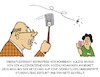 Cartoon: Hetzjagd (small) by JotKa tagged medien,gesellschaft,rechte,linke,krawalle,chemnitz,filme,video,internet,migration
