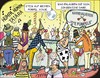 Cartoon: Karneval (small) by JotKa tagged karneval,fasching,party,feier,ballsall,theke,masken,clown,cowboy,tiger,biene,seemann,matrose,musik,kapelle,stimmung,freude,mann,frau,er,sie,liebe,leid,beziehungen,stress,rosenmontag,aschermittwoch,köln,düsseldorf,mainz,weiberfastnacht,fastnacht,sekt,champ