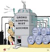 Cartoon: KOMPROMIST (small) by JotKa tagged kompromis,groko,kompromist,cdu,csu,spd,parteien,politik,grundrente,ernergiewende,klimapaket,elektro,mobilität,schnelles,internet