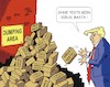 Cartoon: Krisenmanager Trump (small) by JotKa tagged krisen corona manager covid19 viren seuchen pandemie tests krankheiten virentest