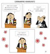 Cartoon: Mundschutz (small) by JotKa tagged coronakrisen schutzmassnahmen masken bevölkerung politiker mangelware virus pandemie epidemie krankheiten