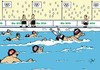 Cartoon: Rio 2016 - 2 (small) by JotKa tagged rio,olympic,games,olympische,spiele,ioc,doping,russland,sport,schwimmen,swimming