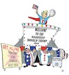 Cartoon: US Wahlkampfreden 3 (small) by JotKa tagged us,wahlen,joe,biden,donald,trump,white,house,demokraten,republikaner,elections,politik,politiker