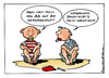 Cartoon: AAA (small) by Micha Strahl tagged micha strahl aaa ratingagenturen rating finanzkrise staatsschulden kreditwürdigkeit finanzen finanzmarkt