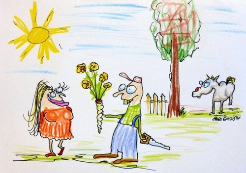 Cartoon: Valentinstag (medium) by Eggs Gildo tagged valentinstag,liebe,einhorn