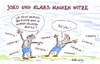 Cartoon: Joko und Klaas (small) by Eggs Gildo tagged joko,klaas,pro7,bildung,witz