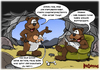 Cartoon: Hygieneschlüpfer (small) by karicartoons tagged auffressen,bär,bärenhöhle,hygiene,höhle,schaf,tage,tampon,schafsfell,wolle,schafwolle