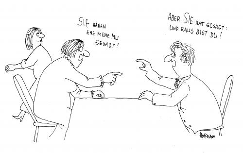 Cartoon: Politik a la Hessen (medium) by Frank Hoffmann tagged no,tag,