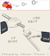 Cartoon: Hope (small) by bernie tagged new year xmas hope