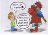 Cartoon: ähhhhhhhhm (small) by Marcello tagged black,people,papagei
