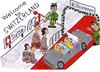 Cartoon: Welcome to Switzerland (small) by Marcello tagged switzerland,frontier,border,foreigner