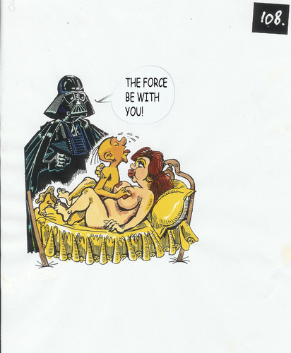 Cartoon: Dath Vader (medium) by Dluho tagged love
