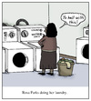 Cartoon: Rosa Parks doing her laundry (small) by Humoresque tagged race,racism,racial,racist,racists,black,history,prejudice,discrimination,civil,rights,movement,rosa,parks,equal,equality,inequality,laundry,laundromat,laundromats,clothing,washer,washers,dryer,dryers,african,american,americans