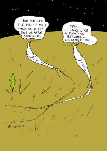 Cartoon: No. 15 (medium) by Snail Community Global tagged snail,snails,art,yatch,berghof