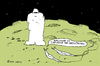 Cartoon: No. 11 (small) by Snail Community Global tagged snail,snails,art,space,moon,armstrong